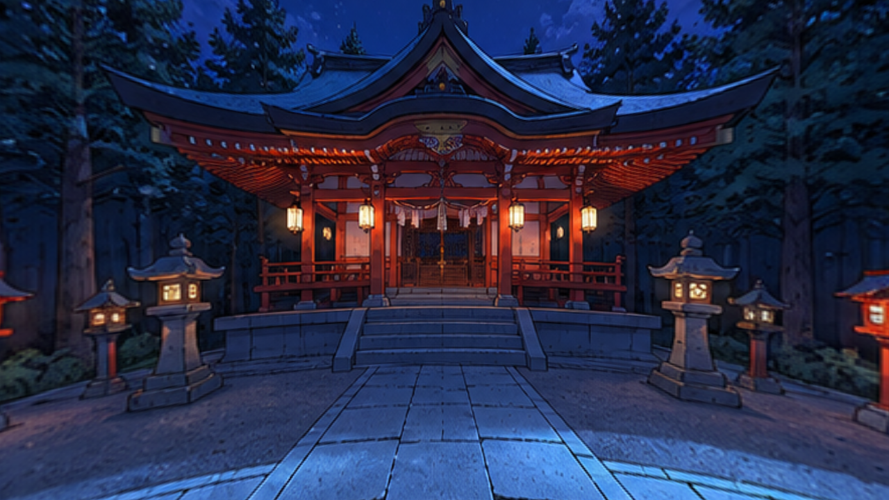 正面。本殿です