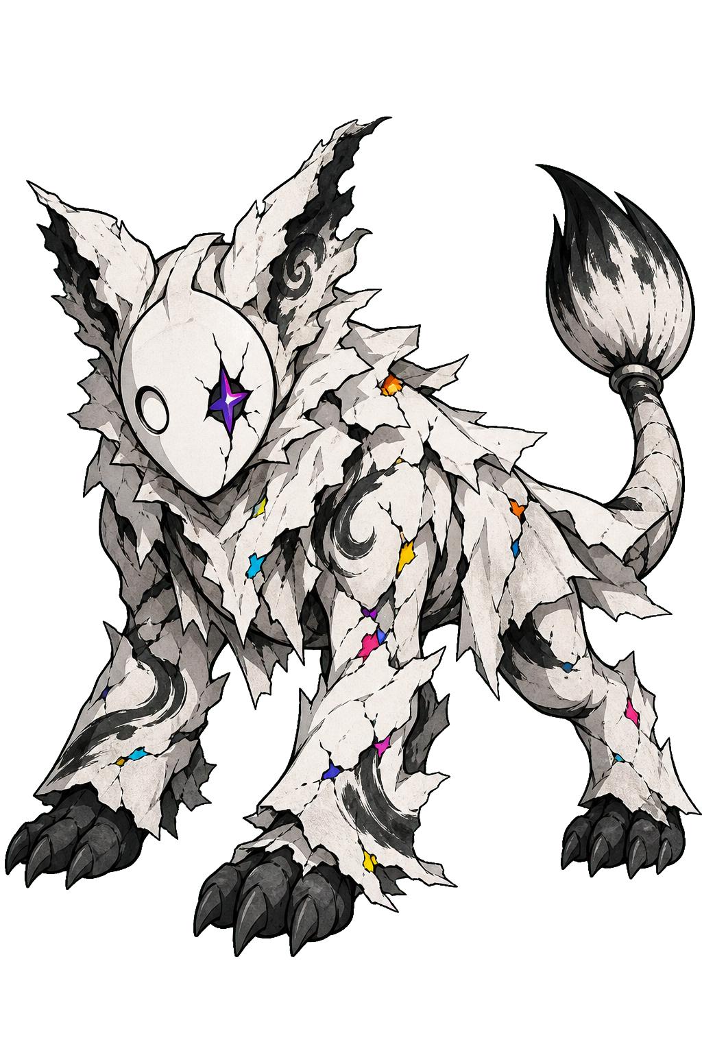 NEMUの相棒として立つ白い獣シロガミ